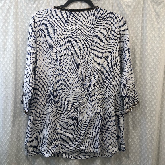 NWOT SOFT SURROUNDINGS • Boho south beach tunic PM - Picture 6 of 6